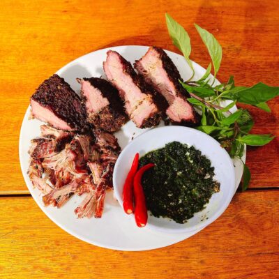 Thịt bò hun khói Huệ Tâm - Đặc sản Măng Đen