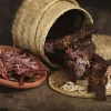 Thịt trâu hun khói Măng Đen